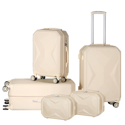 Prism 5 Piece Luggage Set - TSA Lock