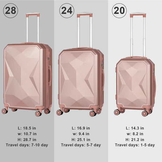 Prism Luggage Set - TSA Lock