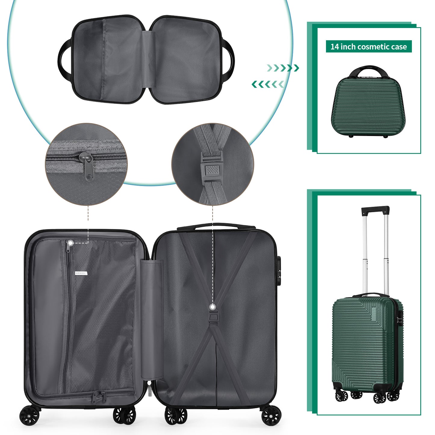 Parallel 2 Piece Carry On Set (20in + 14in)