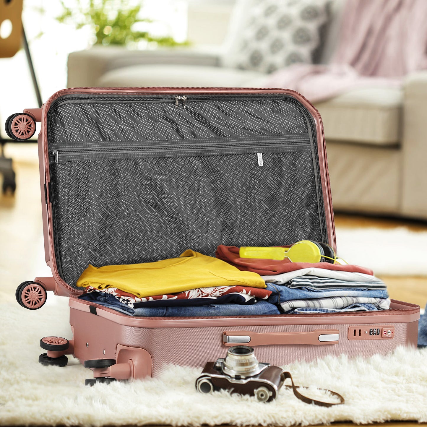 Prism 3 Piece Luggage Set - TSA Lock